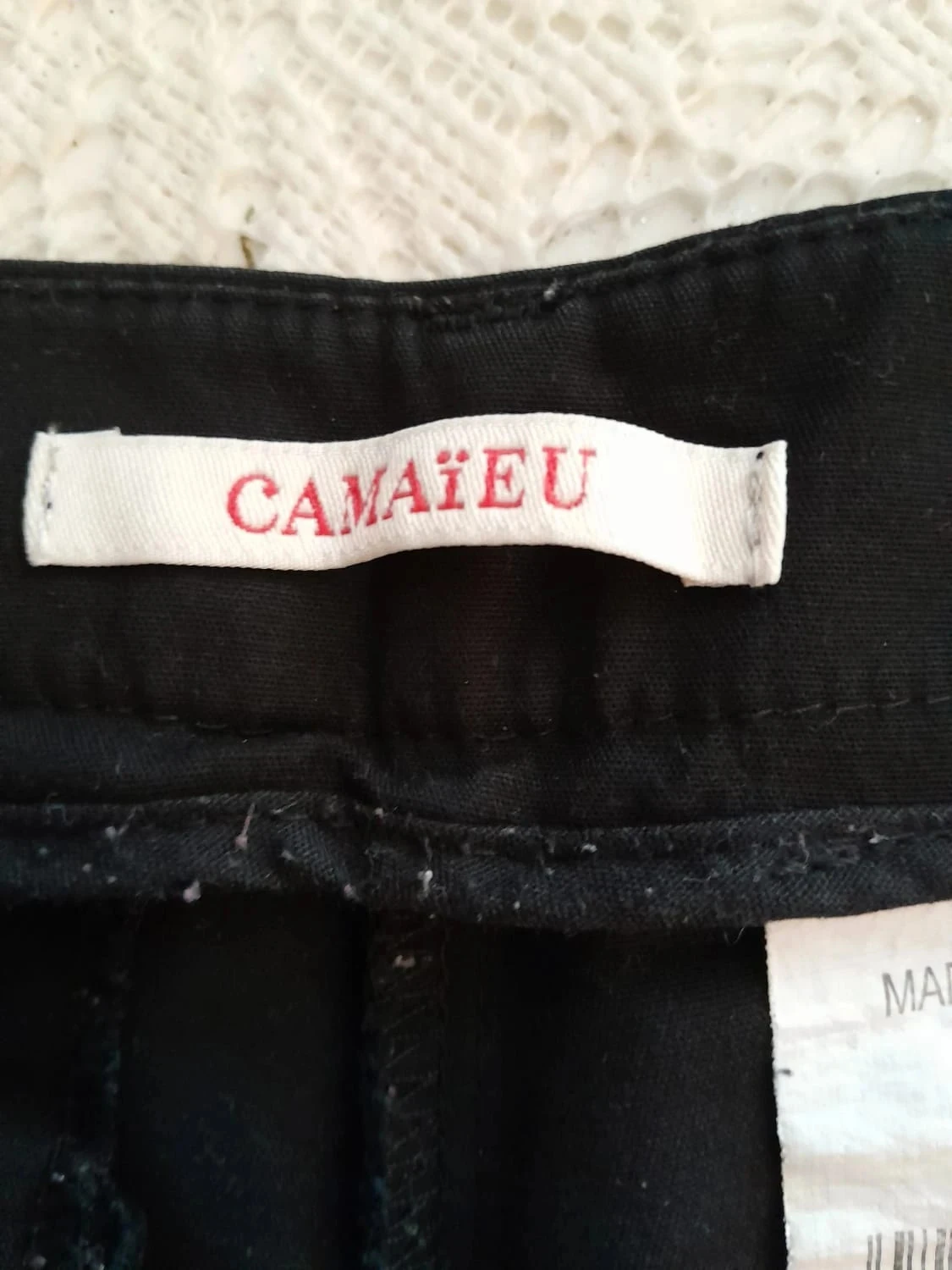 Calças femininas Tamanho 38, cor preto, Marca Camaïeu, elástico – photo 6